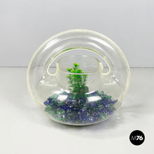 画像をギャラリービューアに読み込む, Ornamental table fish tank Aqua-Loop by Mt. Parnell Fisheries and Nosco Plastic, 1950s