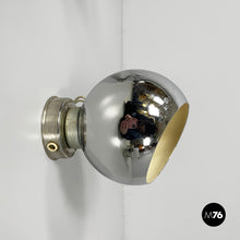 Load image into Gallery viewer, Adjustable wall lamps in steel, 1970s