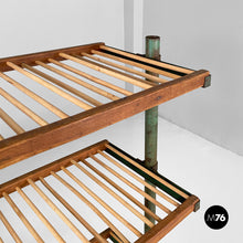 将图片加载到图库查看器,Cart in wood and green metal, 1920s