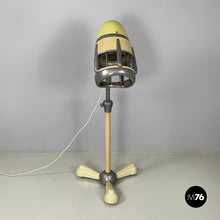 画像をギャラリービューアに読み込む, Metal floor standing hairdressing helmet, 1950s
