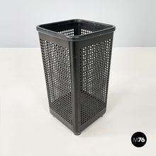 将图片加载到图库查看器,Black metal and plastic baskets by Neolt, 1980s