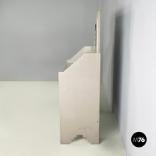 画像をギャラリービューアに読み込む, Console with mirror in gray wood by Gino Maggioni for Atelier Borsani Varedo, 1920-1930s