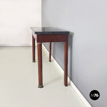 画像をギャラリービューアに読み込む, Empire console in black marble, bronze and wood, 1820-1830s