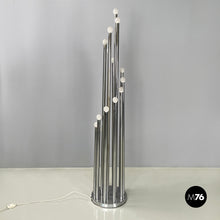 画像をギャラリービューアに読み込む, Steel floor lamp by Goffredo Reggiani, 1970s