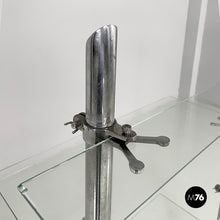 Load image into Gallery viewer, Bookcase in metal and glass, 1980s