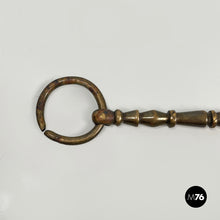 Load image into Gallery viewer, Brass corn holder, early 1900s