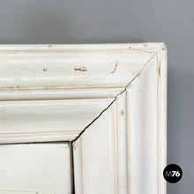 画像をギャラリービューアに読み込む, Double swing door entirely in white wood, early 1900s