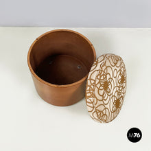 画像をギャラリービューアに読み込む, Round pouf by Pozzi, 1960s