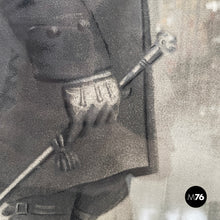 Charger l'image dans la galerie, Charcoal painting of Beaumarchais, mid 1800s