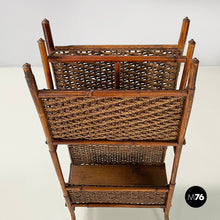 Load image into Gallery viewer, Magazine rack in rattan, 1960s