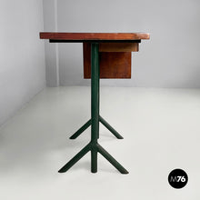 Load image into Gallery viewer, Desk in wood and metal, 1960s
