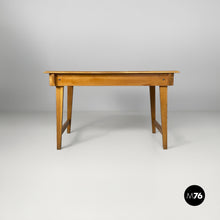 画像をギャラリービューアに読み込む, Desk in blue laminate and wood, 1960s
