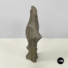 画像をギャラリービューアに読み込む, Sculpture in dark grey terracotta by Edmondo Cirillo, 1968