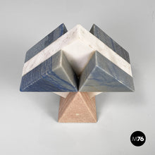 Load image into Gallery viewer, Geometric marble sculptures, 1980s