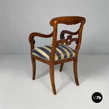 Charger l'image dans la galerie, Chairs in wood and fabric, mid 19th century