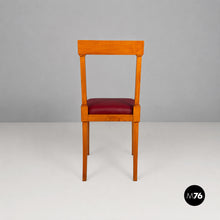 Carica l'immagine nel visualizzatore di Gallery, Wooden chairs with burgundy sky, 1940s