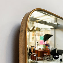 Charger l'image dans la galerie, Wall mirror with brass, 1950s