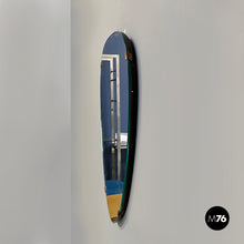 画像をギャラリービューアに読み込む, Wall mirror with brass details, 1960s