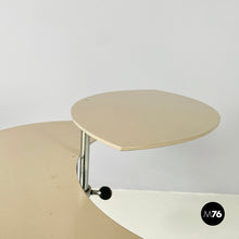 画像をギャラリービューアに読み込む, Metal coffee table with double shelf, 1990s