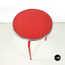 画像をギャラリービューアに読み込む, Coffee table in red metal, 1980s