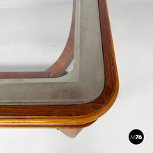 画像をギャラリービューアに読み込む, Dining table in wood and glass, 1930s
