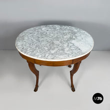 Carica l'immagine nel visualizzatore di Gallery, Dining table in wood and marble, 1930s