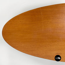 画像をギャラリービューアに読み込む, Coffee table in wood and black metal, 1960s