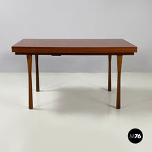 画像をギャラリービューアに読み込む, Coffee table with extendable top in wood, 1960s