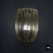 Charger l'image dans la galerie, Italian mid-century modern Murano glass wall lamps by Barovier&Toso, 1950s