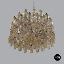 Charger l'image dans la galerie, Chandelier Poliedri by Carlo Scarpa for Venini, 1960s