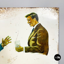 将图片加载到图库查看器,Rectangular metal sign, 1950s