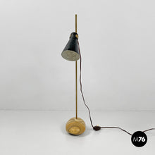 将图片加载到图库查看器,Brass and onyx table lamp LTA1 Sasso by Luigi Caccia Dominioni for Azucena, 1950s