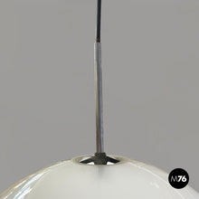 Load image into Gallery viewer, Opaline glass chandelier, 1960s