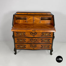 Carica l'immagine nel visualizzatore di Gallery, Wooden chest of drawers with decorations, 1950s