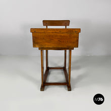 Load image into Gallery viewer, School desk in wood, 1930s