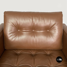 Carica l'immagine nel visualizzatore di Gallery, Leather armchairs by Florence Knoll for Knoll International, 1970s