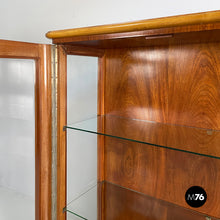 画像をギャラリービューアに読み込む, Display cabinet in wood and glass, 1930s