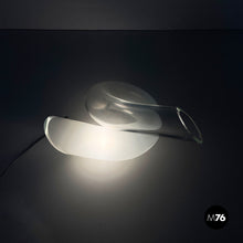 画像をギャラリービューアに読み込む, Knotted table lamp in glass, 1980s