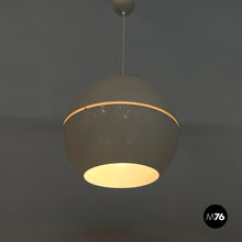 Charger l'image dans la galerie, Chandelier in white metal, 2000s