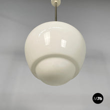 将图片加载到图库查看器,Chandelier in opaline glass, 1970s