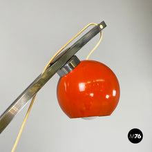Carica l'immagine nel visualizzatore di Gallery, Floor lamp in orange metal, 1970s