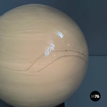 将图片加载到图库查看器,Table lamp in glass and steel, 1970s