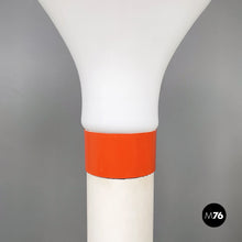 画像をギャラリービューアに読み込む, Floor lamp in metal and opaline glass, 1970s
