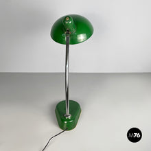 Carica l'immagine nel visualizzatore di Gallery, Table lamp in green metal, 1950s