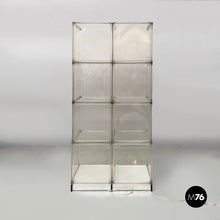 Carica l'immagine nel visualizzatore di Gallery, Bookcase with lamp in plexiglass, 1970s