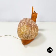 画像をギャラリービューアに読み込む, Sculptural table lamp Snail by Marzio Cecchi for Dimensione Fuoco, 1960s
