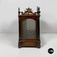 Load image into Gallery viewer, Wooden table or wall cabinet with mirror, 1930s