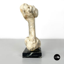 画像をギャラリービューアに読み込む, Wooden sculpture of a bone by N.F. Puccio, 1990s