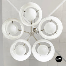 Charger l'image dans la galerie, Chandelier Pentaclinio by Vico Magistretti for Artemide, 1970s