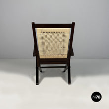 Charger l'image dans la galerie, Wood and straw armchairs, 1940s